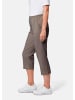 GOLDNER Kurzgröße:  Capri-Reiseschlupfhose Pflegeleichte Capri-Schlupfhose in taupe