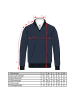 Cappuccino Italia Pullover Zip Mock in Schwarz