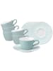 Seltmann Weiden 6er Set Kaffeetassen mit Untertassen Life Fashion in 240 ml in Green Chic
