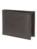 oxmox Leather Geldbörse RFID Schutz Leder 11 cm in braun-footsteps 2.0