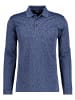 Ragman Softknit-Polo space dye in Blau