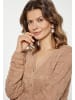 Albee Women Cardigan in Taupe