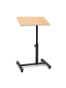 relaxdays Laptoptisch in Hellbraun - (B)60 x (H)95 x (T)40,5 cm