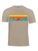 Cotton Prime® T-Shirt mit Bergen Lets Hiking in beige