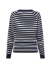 Franco Callegari Pullover in marine ecru - 0001