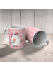 Mr. & Mrs. Panda Kindertasse Einhorn Woodstock ohne Spruch in Rot Pastell