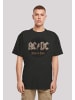 F4NT4STIC Heavy Oversize T-Shirt ACDC Rock Band Shirt Rock or Bust in schwarz