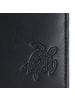 oxmox Leather Geldbörse RFID Schutz Leder 12 cm schwarz-turtle 2.0