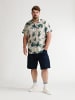 Petrol Industries Shirt in Übergröße mit Allover-Print Nomad in Braun
