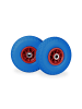 relaxdays 4x Sackkarrenrad "3.00-4" in Blau/ Rot