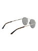 Web Unisex Sonnenbrille Rund Silber