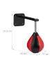 relaxdays Punchingball in Schwarz/ Rot
