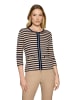 Betty Barclay Shirtjacke mit Rippenstruktur in Beige/Dark Blue