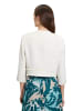 BETTY & CO Bolero-Jacke mit aufgesetzten Taschen in Nature Melange