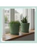 relaxdays 2x Blumentopf in Salbei - (H) 20 x Ø 20 cm