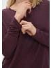Olsen Langarmshirt Clara in aubergine silber - 0001