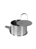 Stoneline Dessertringe & Speiseringe Set, 8-tlg., Edelstahl, rund in Silber