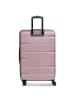 Franky Munich 4.0 4 Rollen Trolley L 76 cm mit Dehnfalte in shiny rose shiny