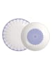 Villeroy & Boch 12er Set Tafelservice Fleur Couleur in Bleu