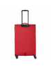 travelite Chios - 4-Rollen-Trolley L 78 cm erw. (schwarz) in rot