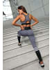 Lorin Sport Leggings in schwarz/grau