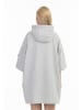 DreiMaster Damen Oversize Sweatshirtkleid in Hellgrau Melange