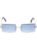 BEZLIT Damen Sonnenbrille in Blau Weiß