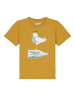 wat? Apparel T-Shirt Möwe mit Hut in Ocker