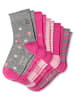 Schiesser Freizeitsocken 5er-Pack Sterne in Grau/Pink/Rosa