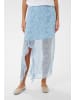 SAINT TROPEZ Rock RachilSZ Gerade Passform in Cerulean Camouflage