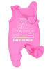 TupTam Unisex Baby Strampler mit Spruch in pink