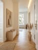 KADIMA DESIGN Wand-Garderobe SALERNO mit Spiegel & Schuhschrank Spanplatte sonoma in Sonoma