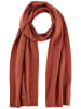 Camel Active Strickschal aus Baumwoll-Mix in Ziegelrot