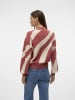 Vero Moda Strickpullover in Marsala