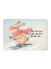 Mr. & Mrs. Panda Magnet Hase Skifahren Design mit Spruch in Weiß