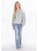 IZIA Women Sweater in light grey melange