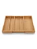 relaxdays Besteckkasten in Natur- (B)56 x (H)6 x (T)50 cm
