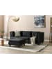 Beliani 4-tlg 3-Sitzer Sofa UNSTAD in Schwarz