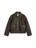 Marc O'Polo Lederjacke relaxed in Mossy Earth