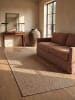 KADIMA DESIGN Läufer Geometrisch flachgewebt pflegeleicht Wohnzimmer Flur Esszimmer in Natur