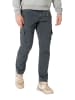Timezone Cargohose Regular Fit Taschen Baumwolle Reißverschluss in Anthrazit