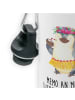 Mr. & Mrs. Panda Kindertrinkflasche Pinguin Kokosnuss mit Spruch in Weiß