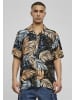 Urban Classics Urban Classics Herren Viscose AOP Resort Shirt in palmfront
