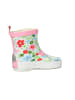 Playshoes Gummistiefel Halbschaft Blumen in weiß