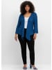sheego by Joe Browns Strickjacke in blaubeere
