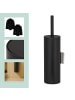 relaxdays Toilettenbürste in Schwarz  - (B)9 x (H)36,5 x (T)11 cm