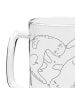 Mr. & Mrs. Panda Bierglas Otter Herz ohne Spruch in Transparent