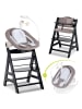 Hauck Alpha Plus Black 4-tlg. Newborn Set Deluxe in schwarz,beige