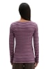 Marc O'Polo Gestreiftes Longsleeve regular in Dark Purple