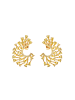 Luxenter Ohrringe Narbel mit 18 Karat Gelbgold-Finish – NARBEL